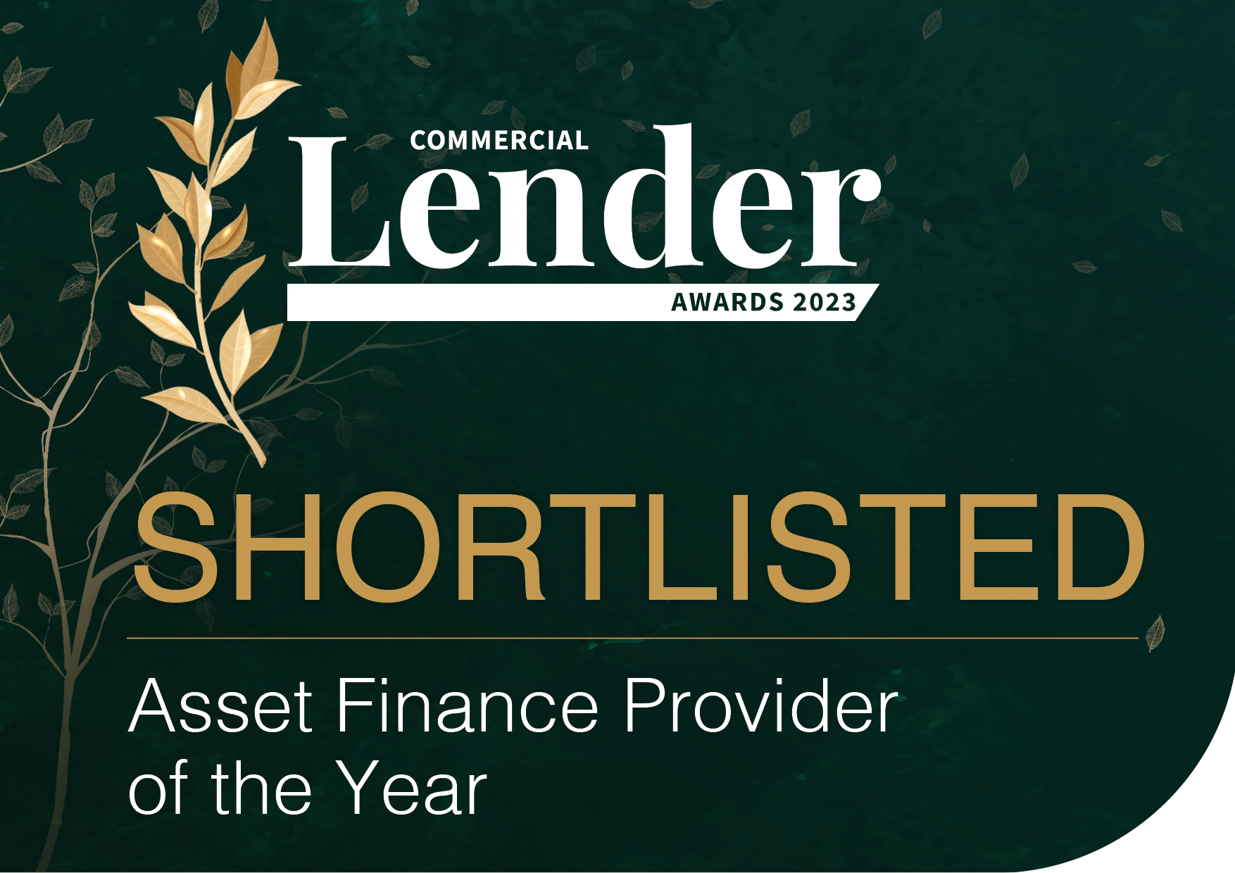 NACFB Commercial Lender Awards 2023 - Shortlisted - Asset Finance Provider of the Year